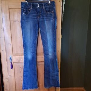 American Eagle Outfitters Blue Flare Jeans